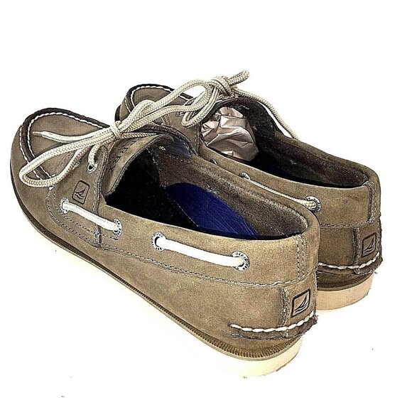 Sperry Top-Sider Mens Tan Leather Boat Shoes sz 7.5 M US EUC - Picture 6 of 12